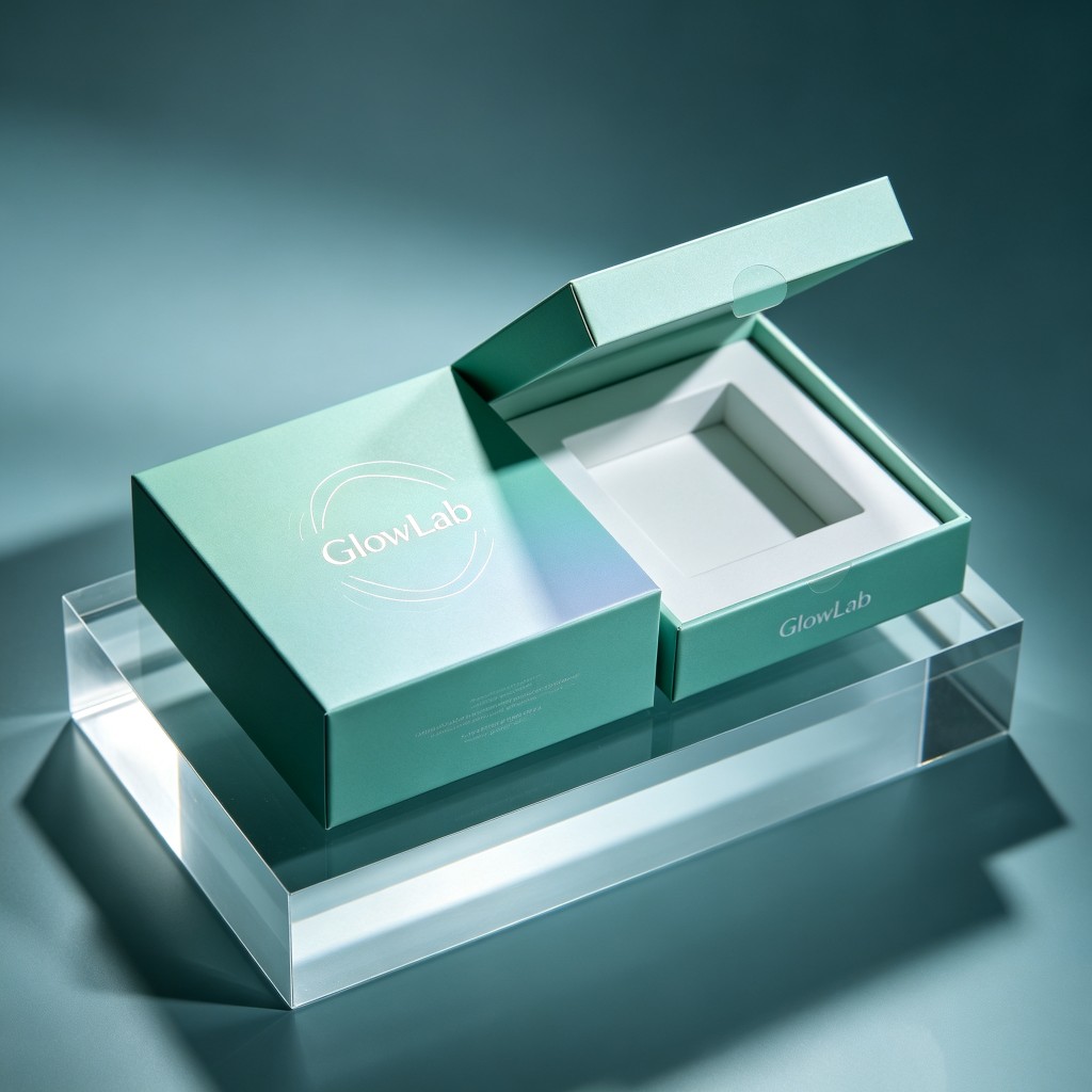 GlowLab magnetic flip-top cosmetic box, Korea